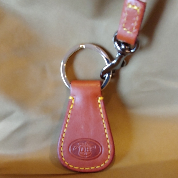 Dooney & Bourke Canvas & Leather Bag W/ accessorie - Picture 4 of 6